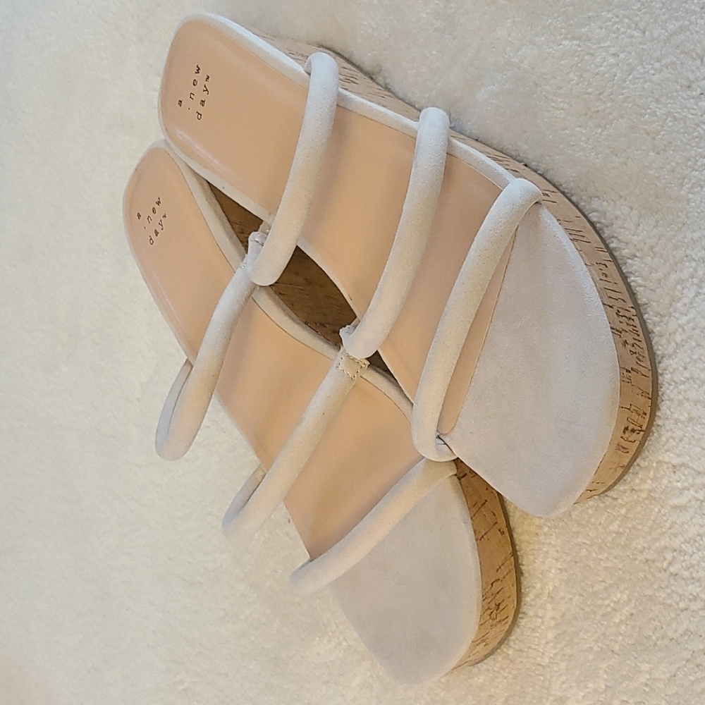 Off white sandles from Target